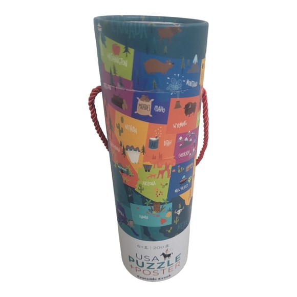 Crocodile Creek 200 Piece Puzzle with Matching Poster - Picture 1 of 13